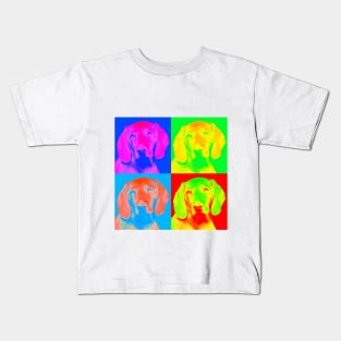 Pop Art - Weimaraner Kids T-Shirt